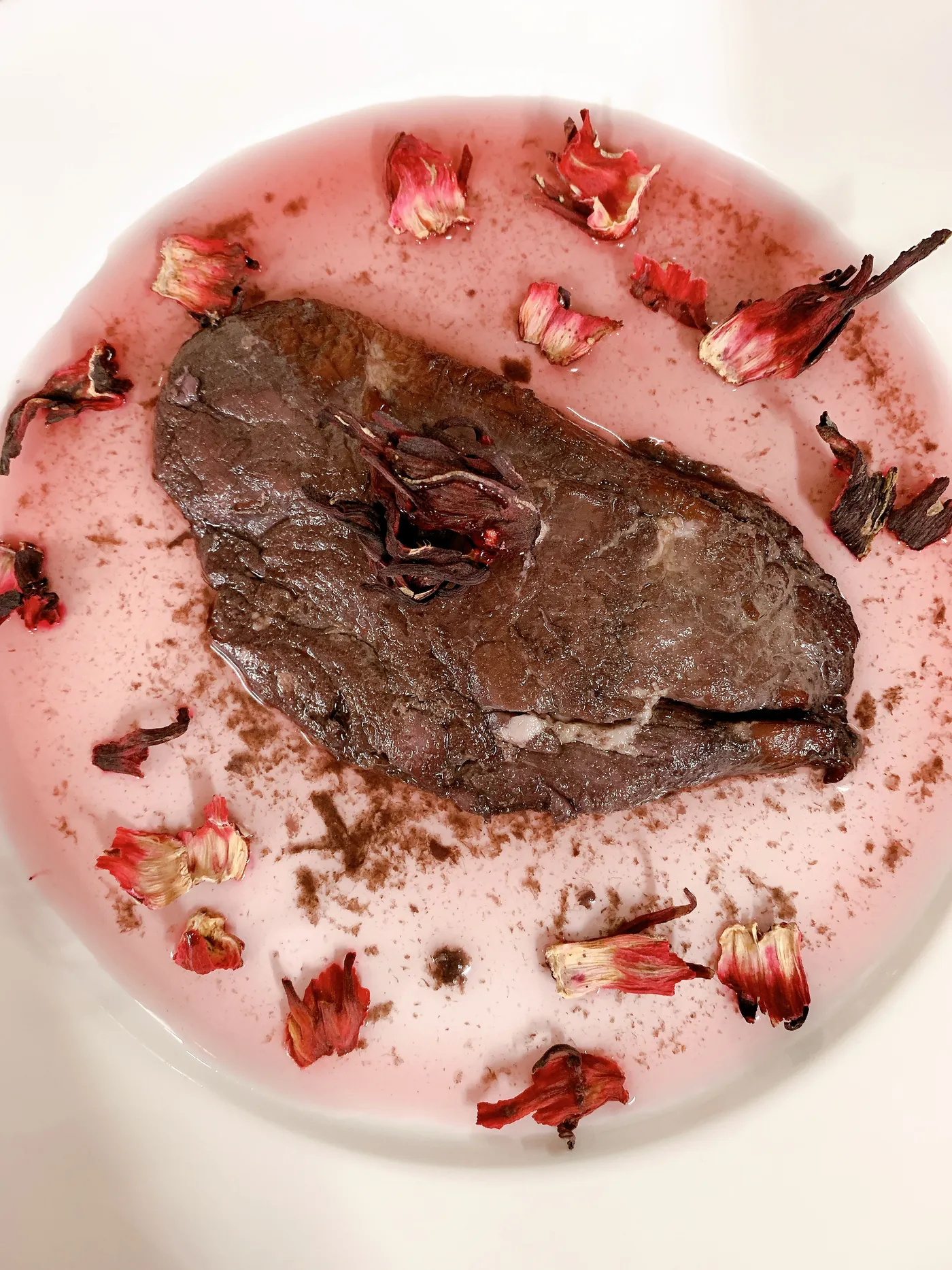 Filete en Salsa de Jamaica, platillo saludable de Jenny Light