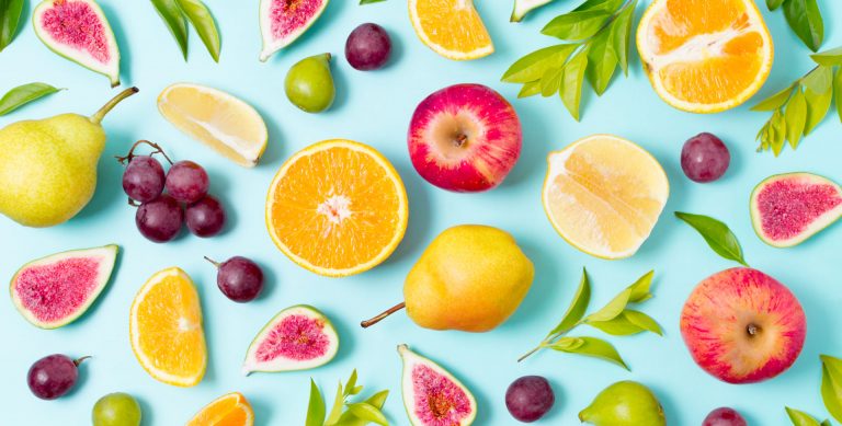 Top-view-set-of-fresh-fruits-and-vegetables-01 - Jenny Light