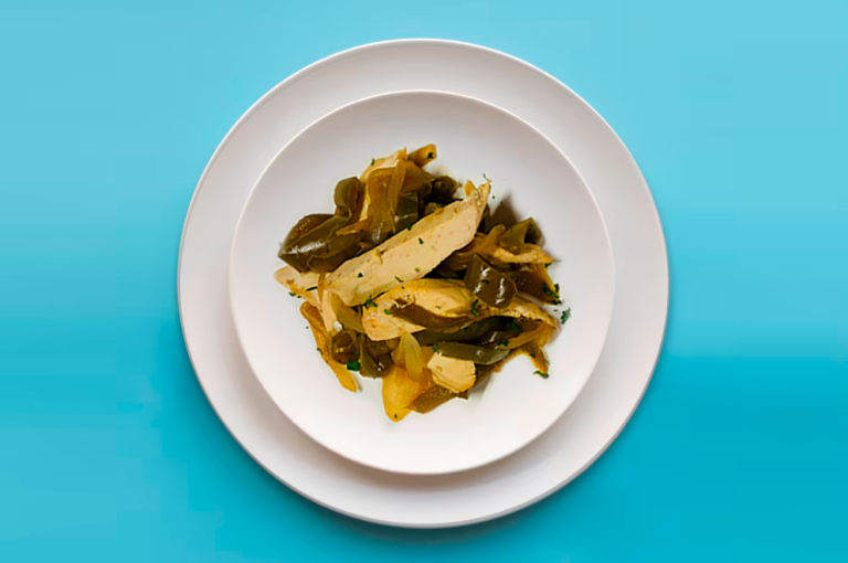 Fajitas de pollo con pimiento de Jenny Light