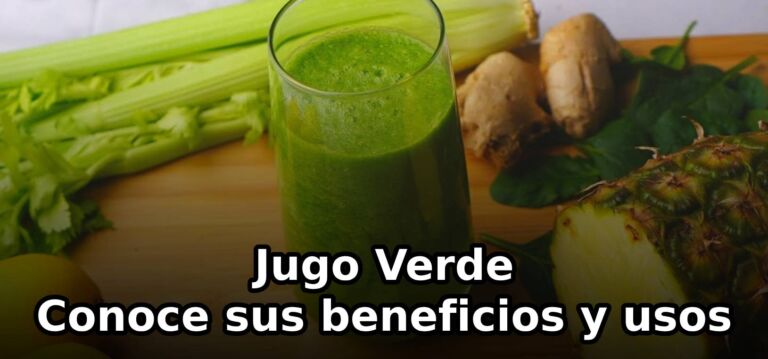 Conoce el jugo verde y qué beneficios tiene