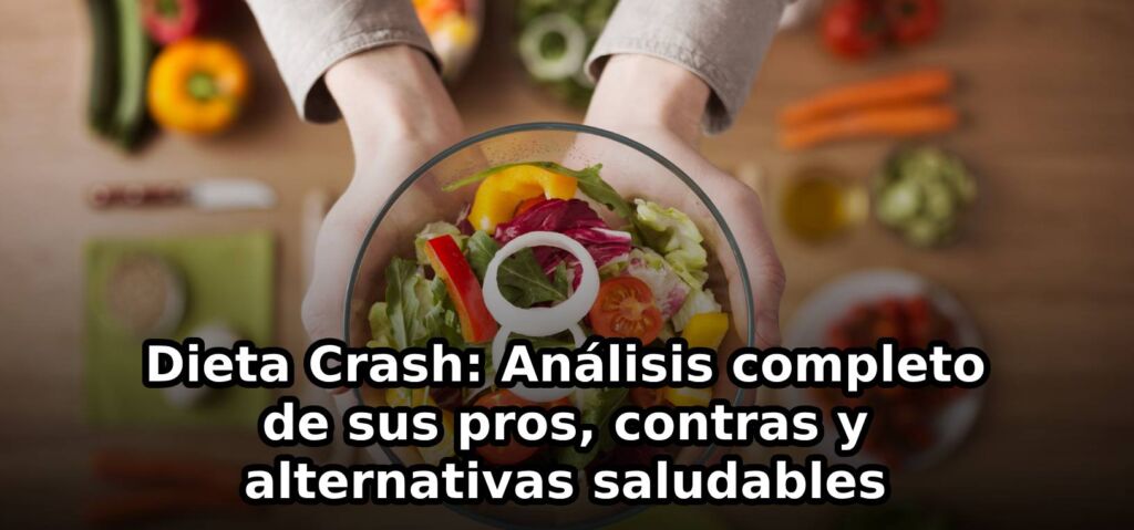 Dieta Crash: Análisis completo de sus pros, contras y alternativas saludables