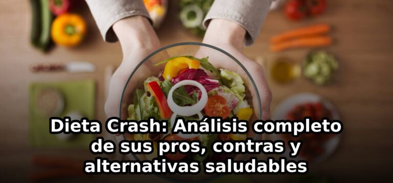Dieta Crash: Análisis completo de sus pros, contras y alternativas saludables