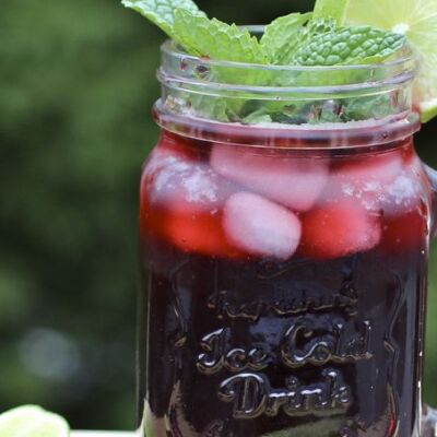 Mojito de jamaica sin azúcar